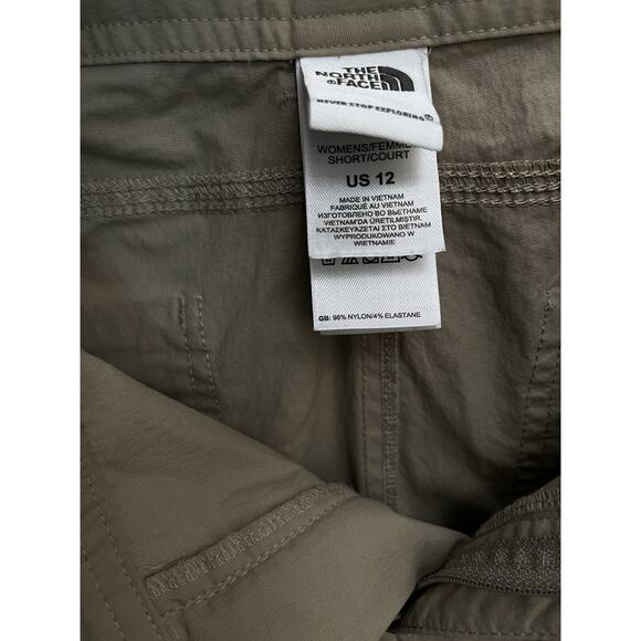 The North Face Paramount Valley Convertible Pants Womens 12 Short Brown Roll Up - Picture 3 of 6
